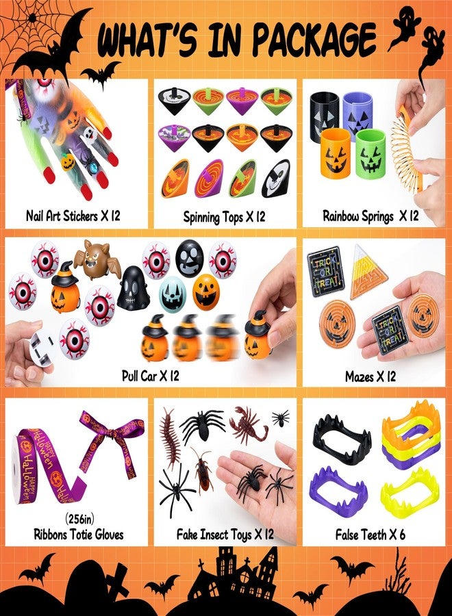 DMIGHT Halloween Party Favors - 193pcs Stuffed Toys Bulk Birthday Party Decorations, Goodie Bags for Party Supplies, Halloween Games for Kids - Image 3